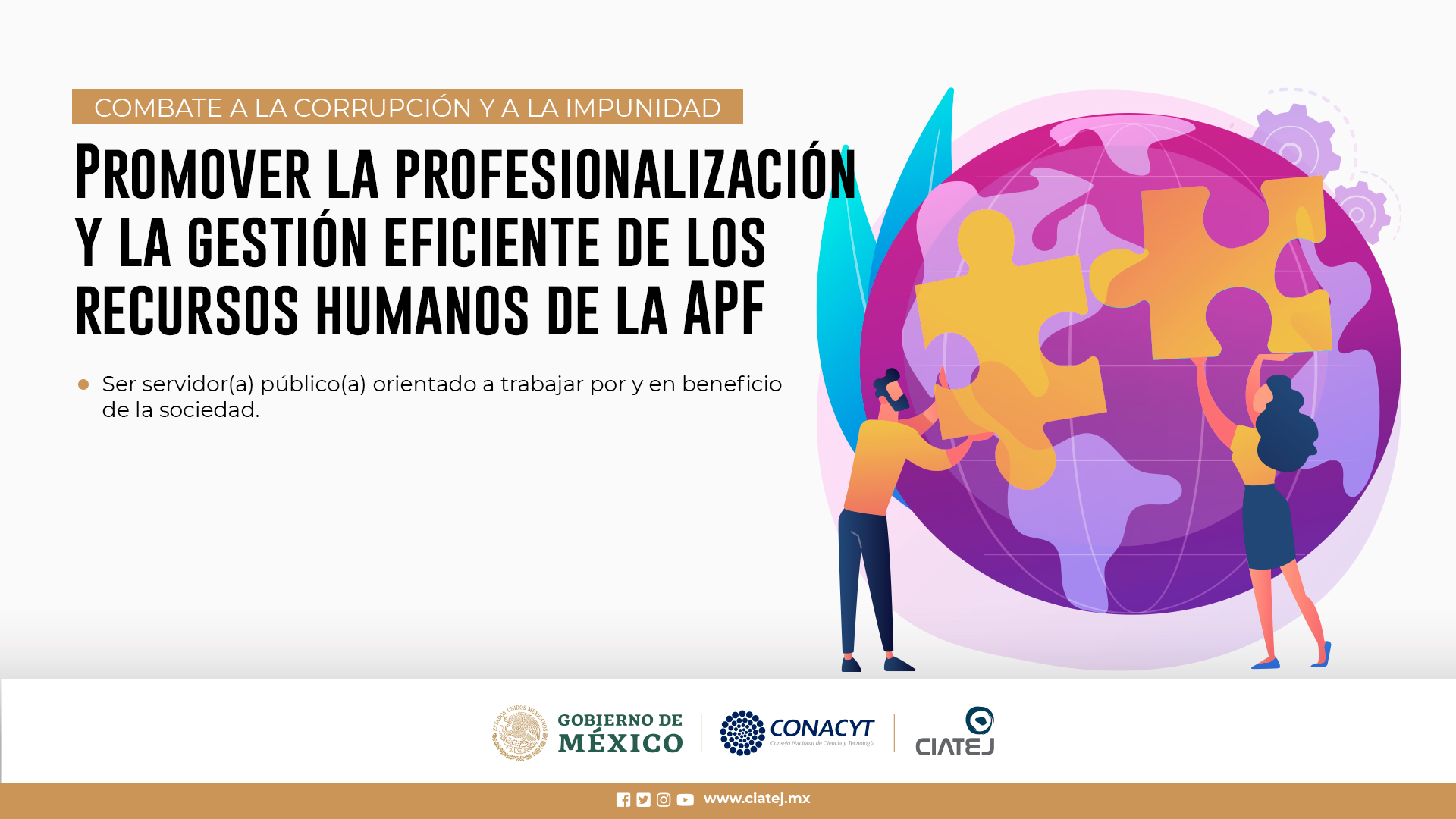 Promover la Profesionalización y la Gestión Eficiente de los Recursos Humanos de la APF